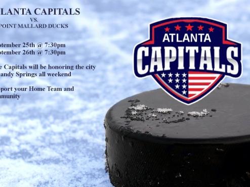 Atlanta Capitals take on Point Mallard Ducks this weekend